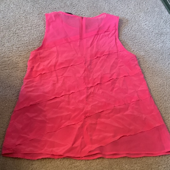 hot pink sheer top - Picture 3 of 4
